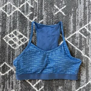 Rabbit Strappy Pocket Bra True Navy Dot Geo Large